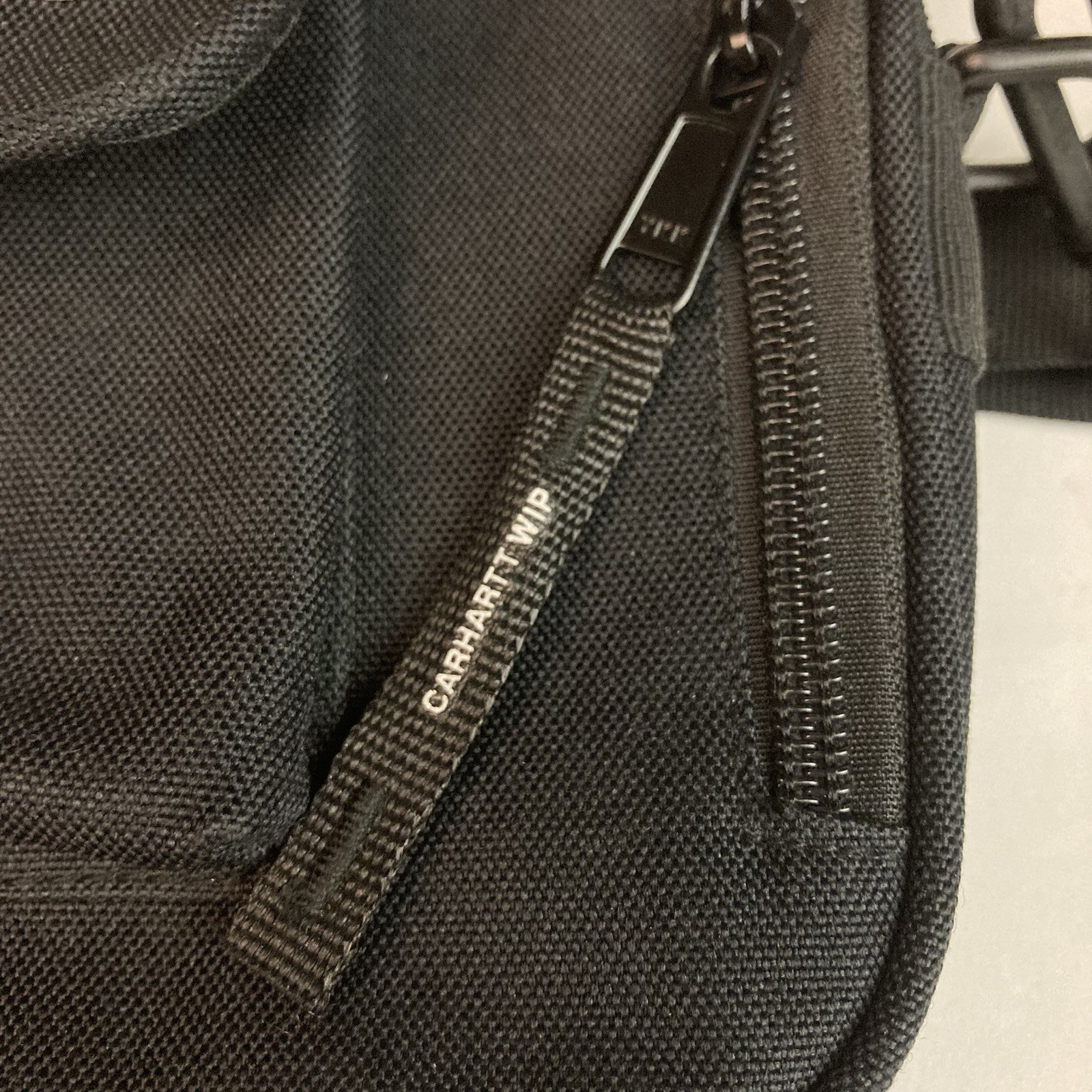 Carhartt WIP Essential Bag Small Crossbody Shoulder Work In Progress Black 7x7x2 thumbnail 3