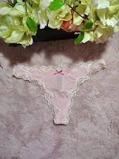 Vintage Victorias Secret Pink Thong OS Production 2012