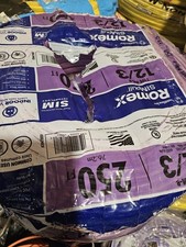 Romex 250 Ft 12/3 Solid SIMpull NM-B W/G Wire Electrical Indoor DIFFERENT BRANDS