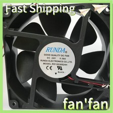 RD12038S24H New For RUNDA RD12038S24H welding machine cooling fan Fast Shipping