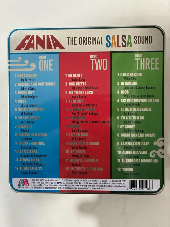 FANIA - The Original Salsa Sound, 3 Audio CDS Various Artists EXCELLENT - Image 3 of 3
