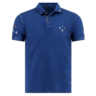 A Fish named Fred Herren Poloshirt Slim Fit blau 33.312 607 cobalt
