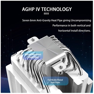 Aluminum Heat Sink CPU Air Cooler, ARGB Lighting Support