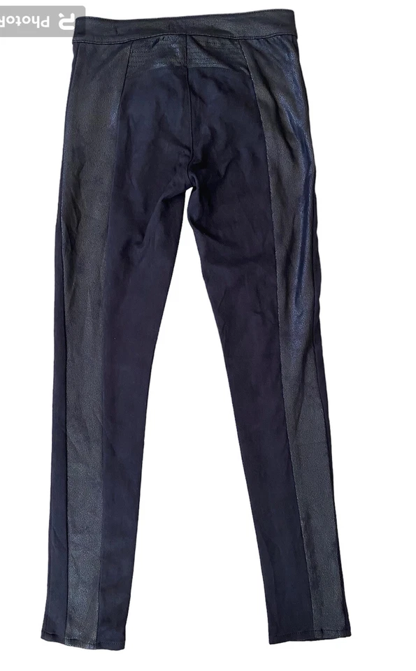 Pantalones de imitación de cuero negros Orchid Moto elásticos talla 26 nuevos con etiquetas jean súper ajustados Foto 4 de 4