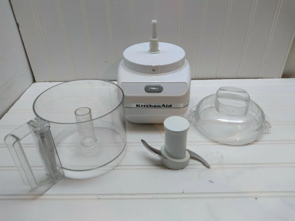 KitchenAid Chef Picadora Eléctrica Mini Procesador Motor Cuenco Tapa Hoja Foto 2 de 4
