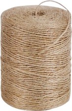 800 Ft Natural Jute Twine String for Crafts, Gift Wrap, Home Decor, 244M Roll
