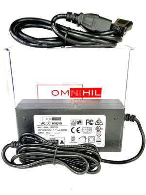 [UL Listed] OMNIHIL 8 Feet Long AC/DC Adapter for Raven Pro Document Scanner