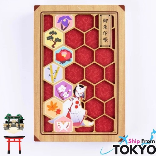 Goshuin Book : Wooden Fox Shrine Maiden Japanese pilgrimage stamp Note Travel - 第 1/6 張圖片