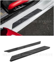 For 20-up Corvette C8 Carbon Fiber Side Door Sill Plate Strip Covers Pair For 20-up Corvette C8 Carbon Fiber Side Door Sill Plate Strip Covers Pair