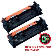 2pack CF217A 17A Toner Cartridge + Chip For HP LaserJet M102 M102a M130fn M130fw