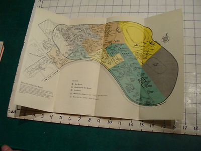 vintage paper: WELCOME to GREENFIELD VILLAGE--MAP and info