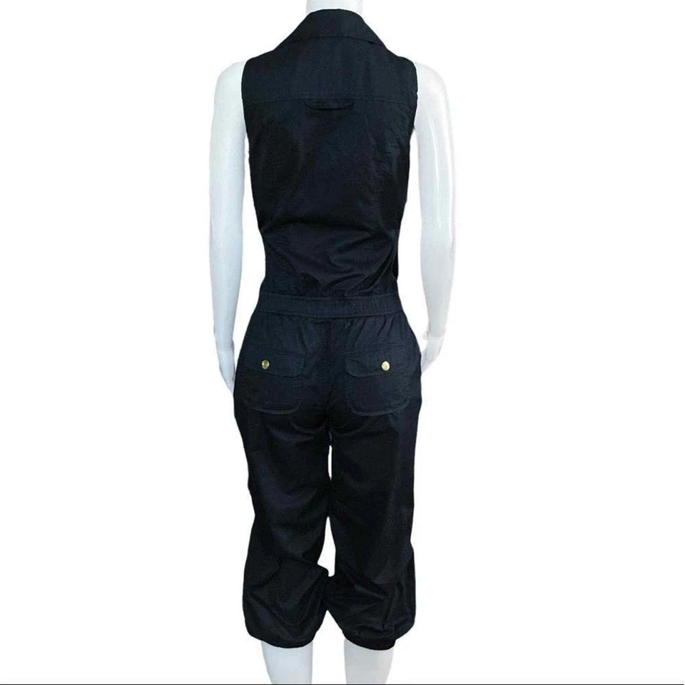 Mono capri vintage Baby Phat negro sin mangas Foto 4 de 4