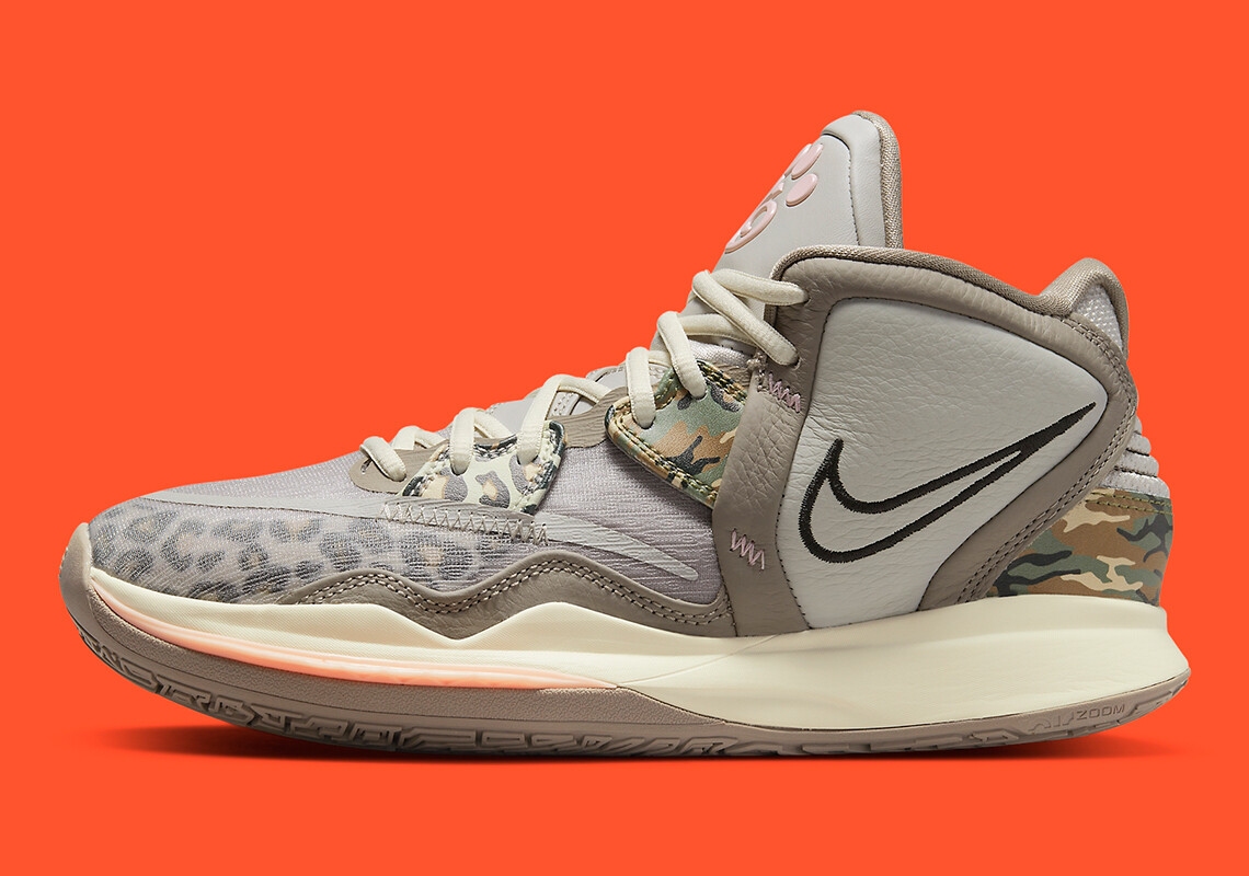 Nike Kyrie Infinity Leopard Camo Light Железная руда CZ0204-006 Мужская новинка
