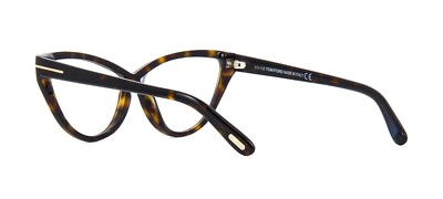 Tom Ford FT 5729-B BLUE BLOCK Dark Havana (052) Eyeglasses  display picture 1