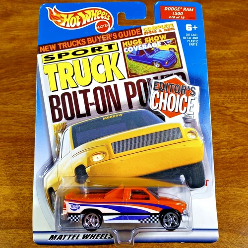 Hot Wheels Vintage Editor's Choice Series 1 Dodge Ram 1500 Sport Truck 2001 TW