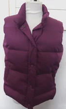 Cabelas Small Petite Purple Puffer Vest Premier Northern Goose Down