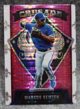 Marcus Semien 2022 Chronicles Pink Pulsar Crusade Card #24 Blue Jays Rangers