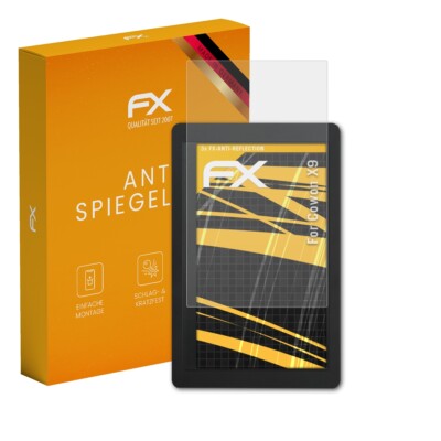 atFoliX 3x Displayfolie für Cowon X9 Schutzfolie matt&stoßfest Folie