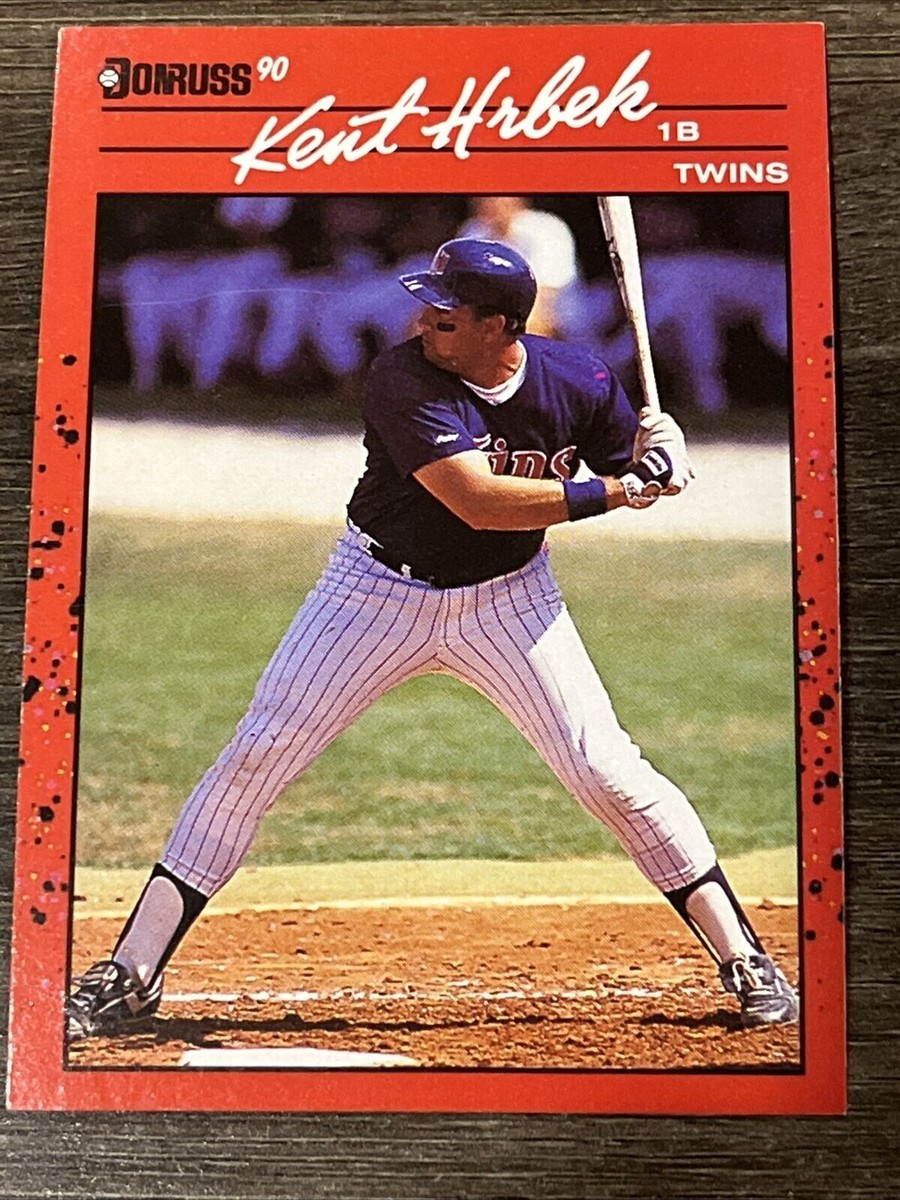 ERROR NO DOT 1990 DONRUSS BASEBALL CARD #81 KENT HRBEK TWINS PACK