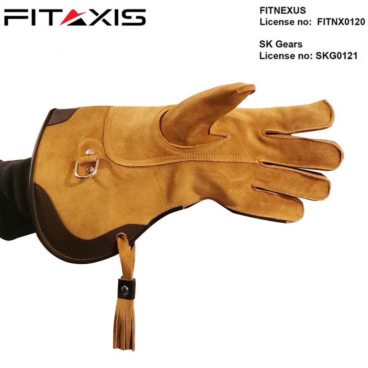 小物 fuckthisindustry glove Falcon Hawking Glove Suede Double Skinned Eagle Pattern