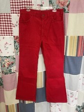 Vintage Levi's 646 1585 Corduroy Pants 70s Bell Bottom USA Made 34Wx 31L 