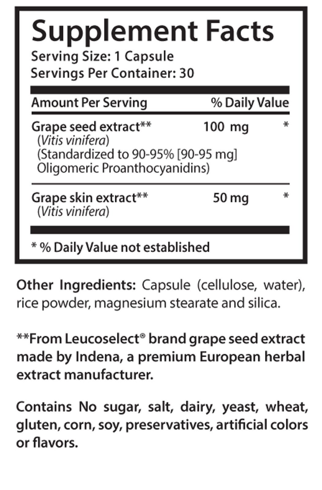 Organic Grapeseed Oil Grape Seed Extract 95 150mg Detoxification