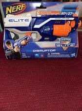 2016 Nerf N-Strike Elite Disruptor Blaster 6 Nerf Darts B9837 Slam-Fire New