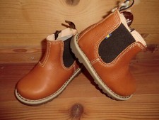 Kavat Nymölla Gr. 22 rechts Gr. 23 links hellbraun eco-Leder hohe Halbschuhe