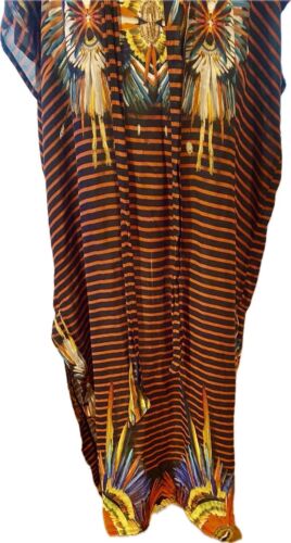 JEAN PAUL GAULTIER SOLEIL FABULOUS MULTI COLOR TUNIC/ BEACH COVER/DRESS ,s M - Picture 2 of 16