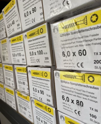 DRESSELHAUS ODER REISSER JE NACH VERFÜGBARKEIT Tornillos para placas de viruta Torx 3x25 a 6x300 tornillo para madera