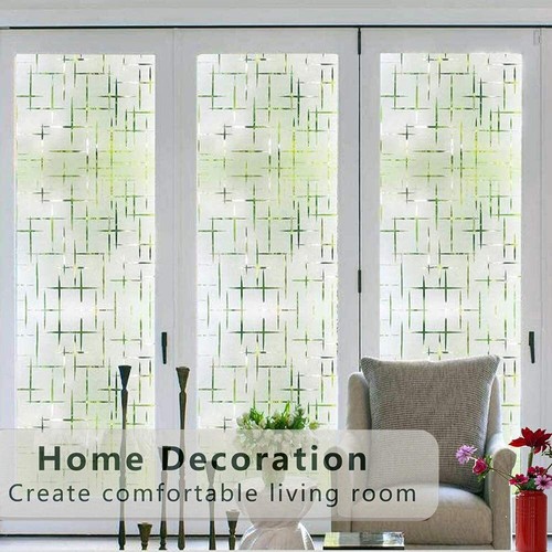 Privacy Frosted Window Film Static Cling Glass Sticker for Home DIY Decoration - Picture 13 of 24