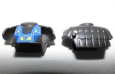 04083, 2x armor, armor, top, samurai, Mongolian, charcoal, printed