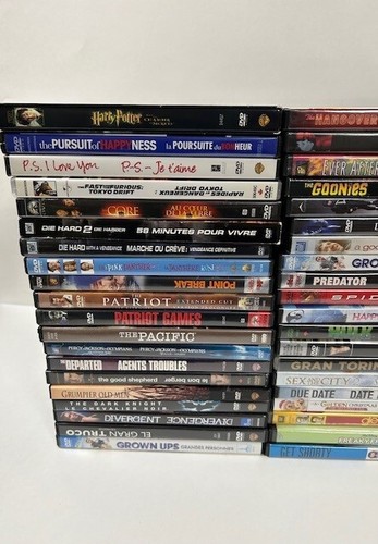 DVD Lot Assorted 40 + 10 BONUS = 50 DVD's mix of great Movies FREE SHIP CANADA - Afbeelding 8 van 8