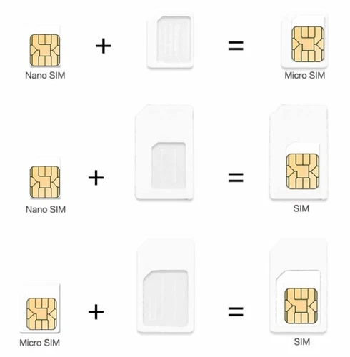 NOOSY 4 in 1 Sim Karten Adapter Micro Mini Nano Standard für alle Handys F4 - Bild 12 von 12