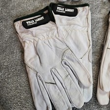 Grain Goatskin Driver Gloves w Spandex Back Wing Thumb Wells Lamont y1000 Med