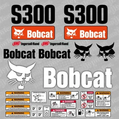Bobcat S300 Lader Aftermarket Aufkleber / Ersatzaufkleber Set - Bild 1 von 3