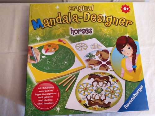 Ravensburger Mandala Designer Raiponce - Pochoir + Feuilles + Feutre - Neuf