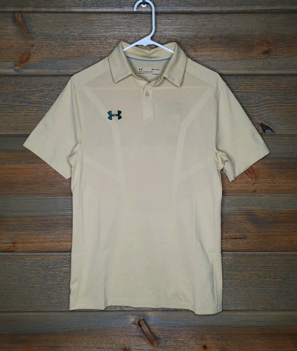 Hunter green under armour polo top