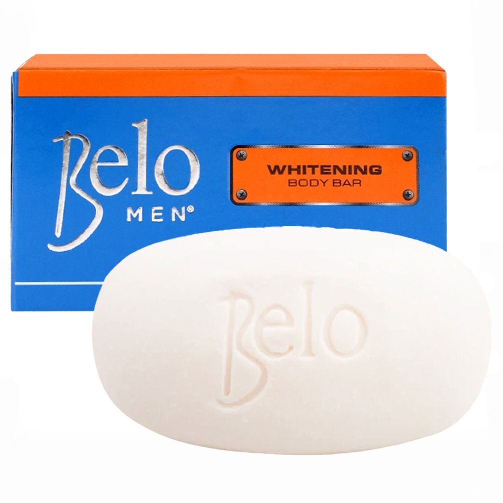 Belo Men Nourishing Body Soap Bar Moisturizes w/ Skin Vitamins, 135g