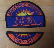 BSA 1976 MASSASOIT DISTRICT KLONDIKE GOLD RUSH CAMPOUT 