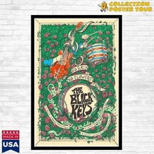 NEW The Black Keys No Rain No Flowers Tour July 4-6 2025 France Poster
