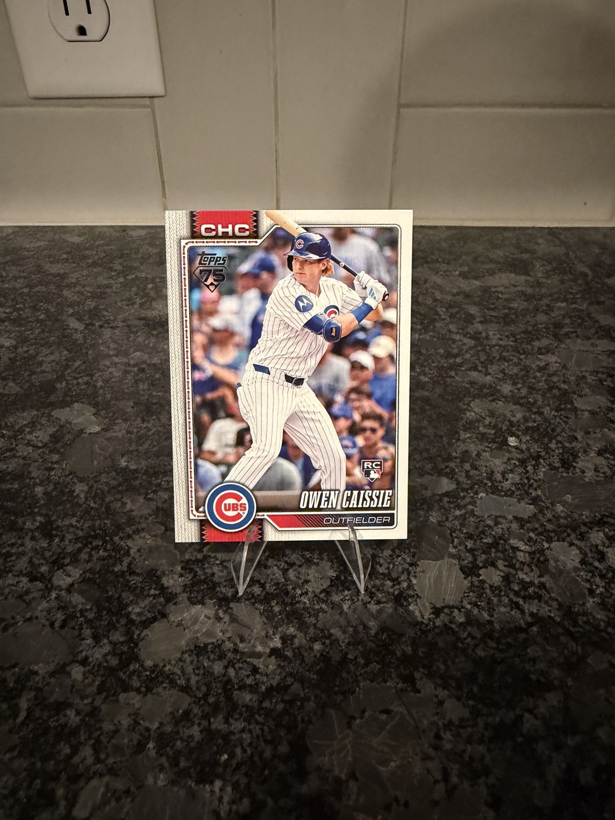 2026 Topps 233 Owen Caissie Rookie RC Chicago Cubs baseball card