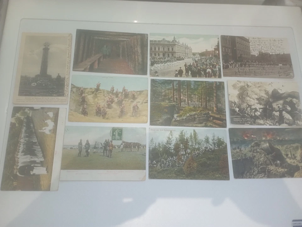 Lot de 11 CPA anciennes Guerre et soldats Allemagne - Photo 1/2