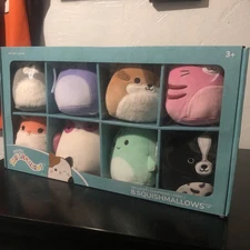 Original Squishmallows 2022 5" Mini Plush 8-Pack Assorted Critters Collection