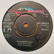 FATS DOMINO - BLUEBERRY HILL  /  IT KEEPS RAININ’  - UNITED ARTISTS REISSUE 