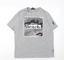Mens UK Size L Bench Grey  T-Shirt