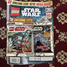 Lego Star Wars magazine. Issue 40, Oct 2018. 2 kits: Droideka and Vulture Droid