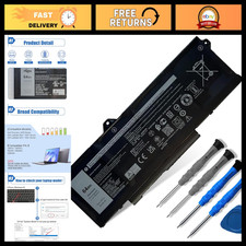 64Wh Laptop Battery Replacement for Dell Latitude 14/15, Precision, Alienware -