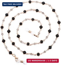 Crystal Beaded Eyeglasses Chain Crystal Glasses ChainEyeglass Beads Chains Eye G