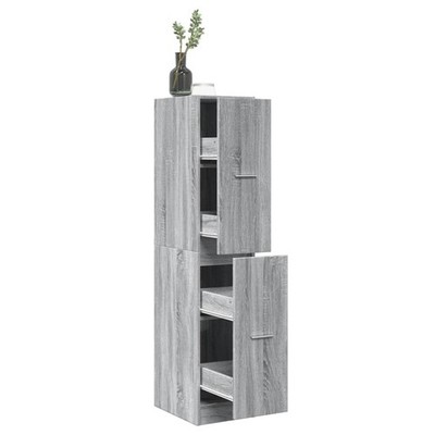 Apothekerschrank Allzweckschrank Mehrzweckschrank Schrank Holzwerkstoff vidaXL